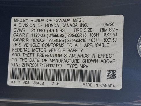 New 2026 Honda CR-V EX-L image 35