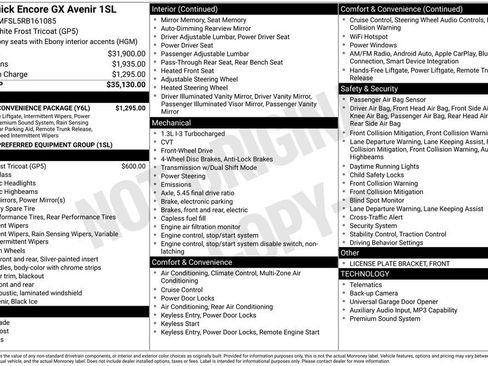 Used 2024 Buick Encore GX Avenir w/ Avenir Convenience Package FWD image 31