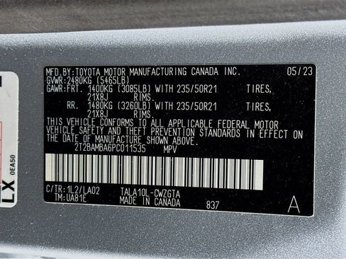 Certified 2023 Lexus RX 350 350 Luxury image 34