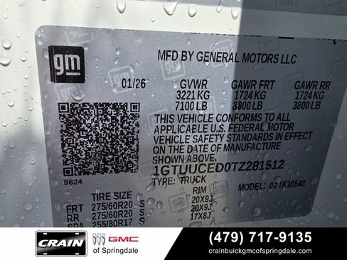 Used 2026 GMC Sierra 1500 Elevation w/ Elevation Premium Package AWD/4WD image 33
