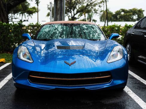 Used 2016 Chevrolet Corvette Stingray Convertible w/ 3LT Preferred Equipment Group RWD image 2