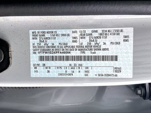 Used 2023 Ford F150 Platinum w/ Equipment Group 701A High AWD/4WD image 31