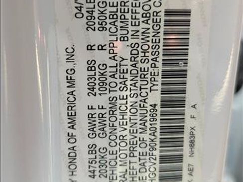 Used 2019 Honda Accord Touring image 26