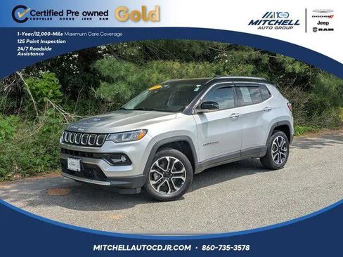 Certified 2022 Jeep Compass Limited w/ Sun and Sound Group image 1