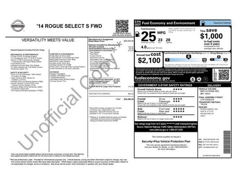 Used 2014 Nissan Rogue S w/ Convenience Package image 37