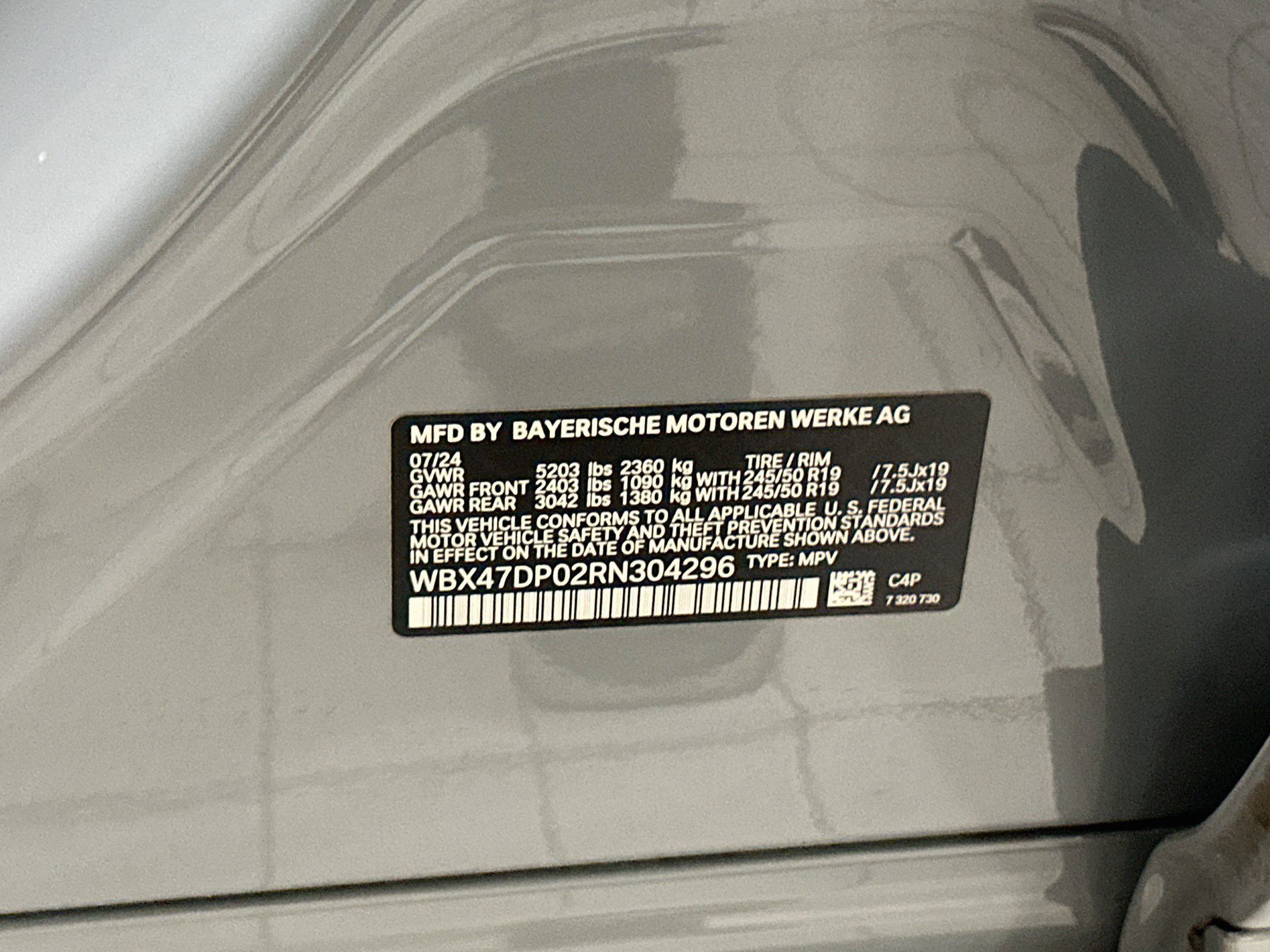 Certified 2024 BMW X3 sDrive30i w/ M Sport Package RWD image 33