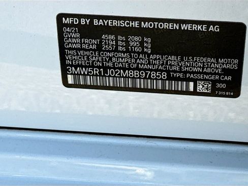 Used 2021 BMW 330i 330i w/ M Sport Package image 44