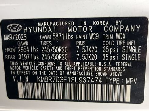 Used 2025 Hyundai Palisade Calligraphy AWD/4WD image 30
