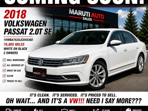 Used 2018 Volkswagen Passat 2.0T SE FWD image 1