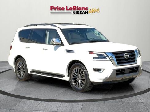 Certified 2024 Nissan Armada Platinum w/ Captain's Chairs Package image 1
