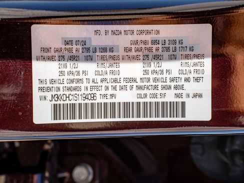 Used 2025 MAZDA CX-90 3.3 Turbo S w/ Premium Package image 40