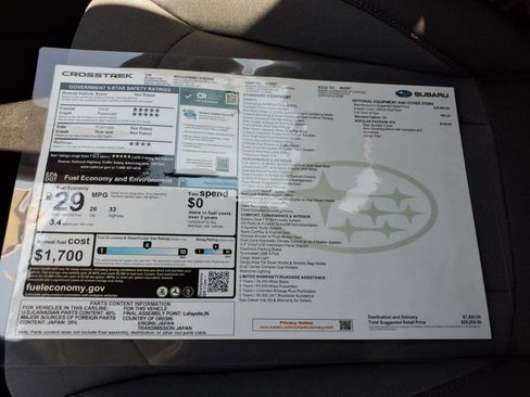 New 2026 Subaru Crosstrek 2.5i AWD/4WD image 40