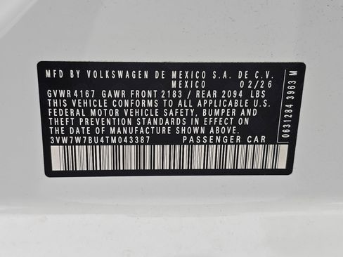 New 2026 Volkswagen Jetta SE image 35