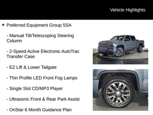 Used 2016 GMC Sierra 1500 Denali w/ Enhanced Driver Alert Package AWD/4WD image 25