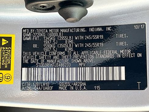 Used 2018 Toyota Highlander Limited Platinum w/ Protection Package #3 AWD/4WD image 34