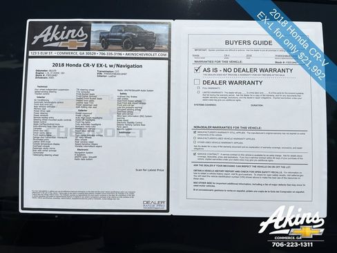 Used 2018 Honda CR-V EX-L image 20