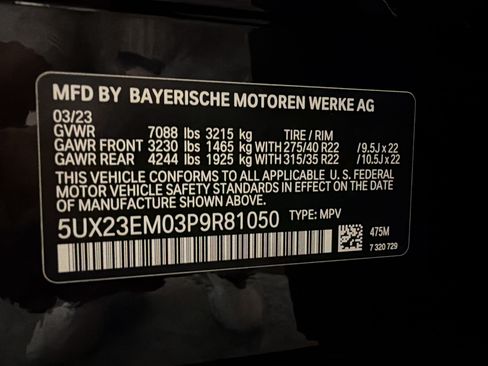 Used 2023 BMW X7 xDrive40i w/ Premium Package AWD/4WD image 17
