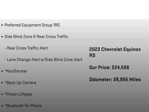 Used 2023 Chevrolet Equinox RS FWD image 6