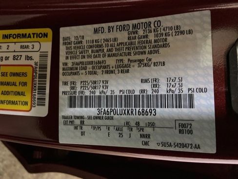 Used 2019 Ford Fusion SE image 52