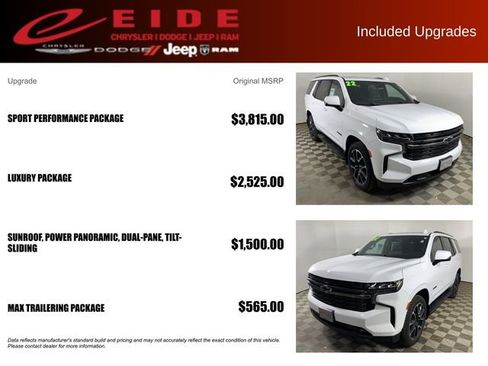 Used 2022 Chevrolet Tahoe RST w/ Sport Performance Package AWD/4WD image 13