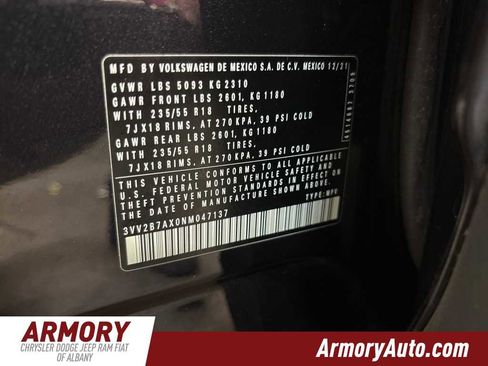 Used 2022 Volkswagen Tiguan SE image 44