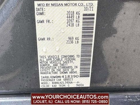 Used 2021 Nissan Altima 2.5 SV image 24