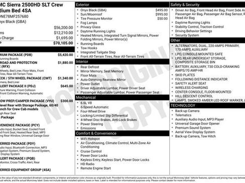 Used 2021 GMC Sierra 2500 SLT w/ SLT Premium Package image 5