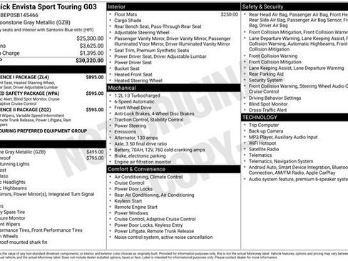 Used 2025 Buick Envista Sport Touring w/ Convenience I Package FWD image 20