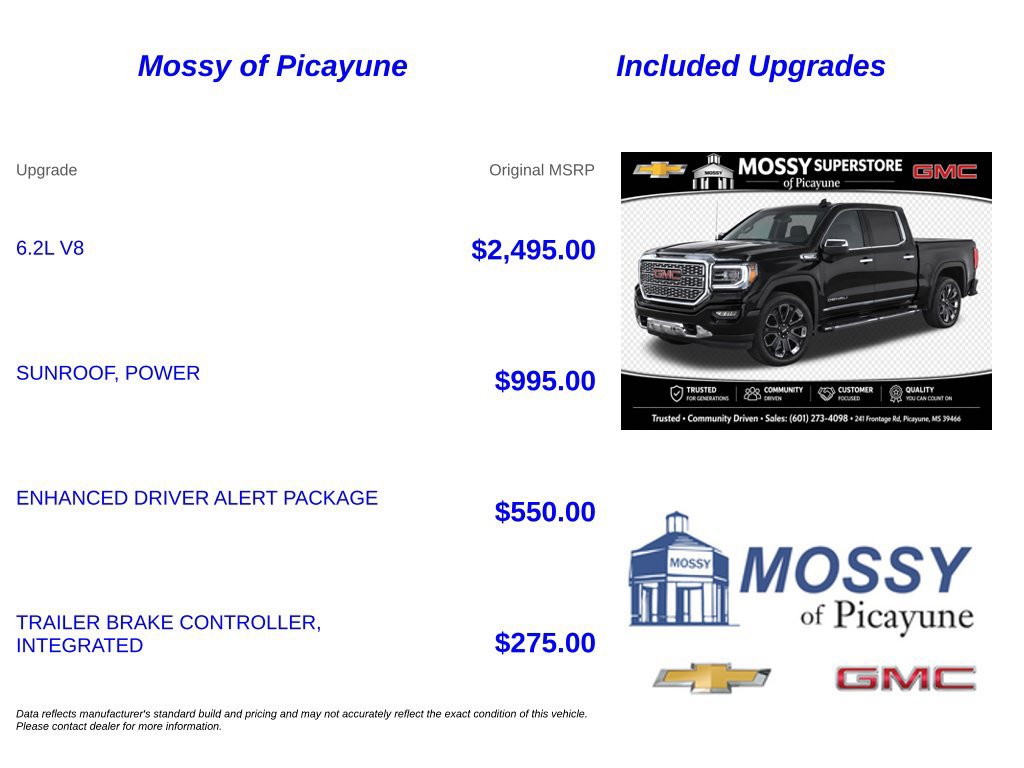 Used 2016 GMC Sierra 1500 Denali w/ Enhanced Driver Alert Package RWD image 7