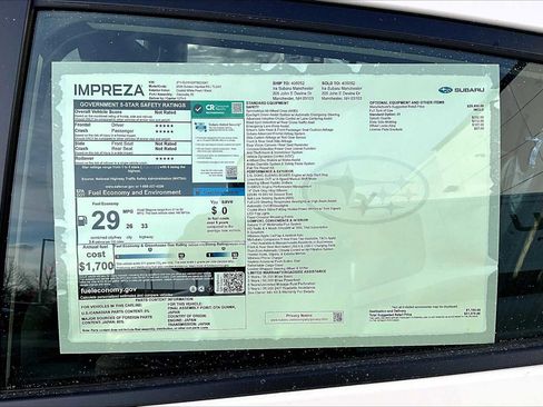 New 2026 Subaru Impreza RS image 19