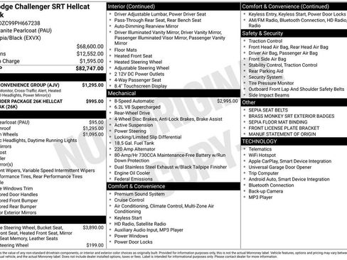 Used 2023 Dodge Challenger SRT Hellcat w/ Driver Convenience Group image 25