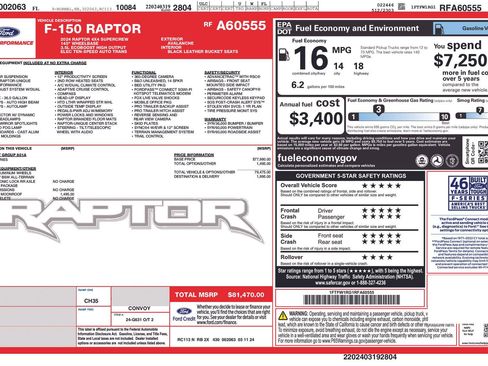 Used 2024 Ford F150 Raptor AWD/4WD image 10