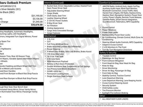Used 2024 Subaru Outback Premium image 5