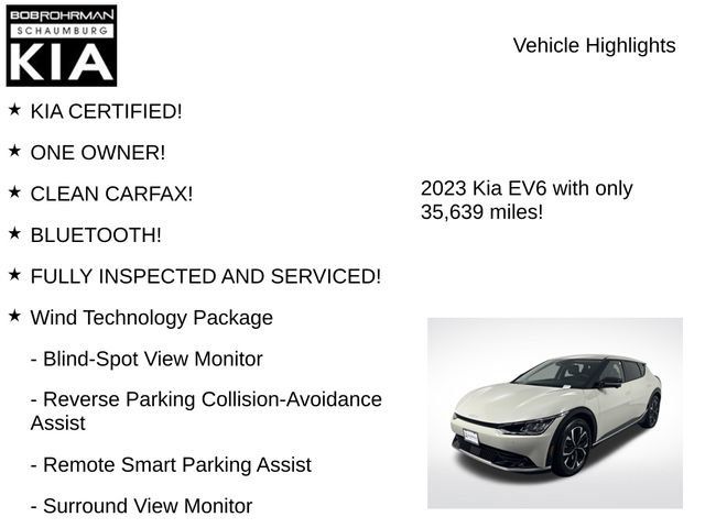 Used 2023 Kia EV6 Wind w/ Wind Technology Package AWD/4WD image 7