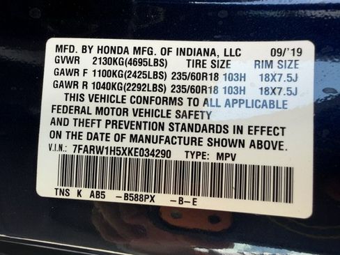 Used 2019 Honda CR-V EX image 19