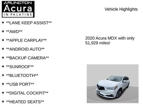 Used 2020 Acura MDX SH-AWD image 7