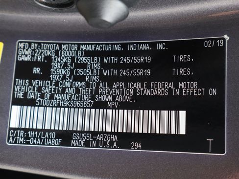 Used 2019 Toyota Highlander Limited Platinum image 71