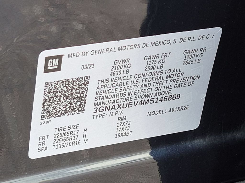 Used 2021 Chevrolet Equinox LT AWD/4WD image 34