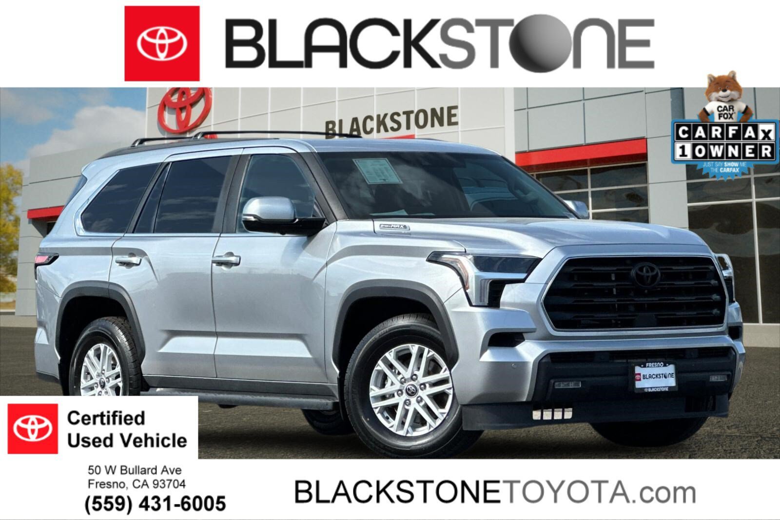 Certified 2024 Toyota Sequoia SR5 w/ SR5 Premium Package AWD/4WD image 1