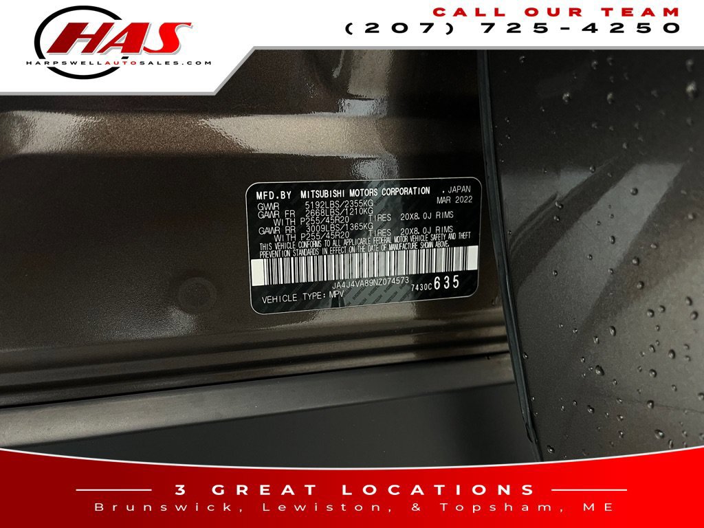 Used 2022 Mitsubishi Outlander SEL AWD/4WD image 17