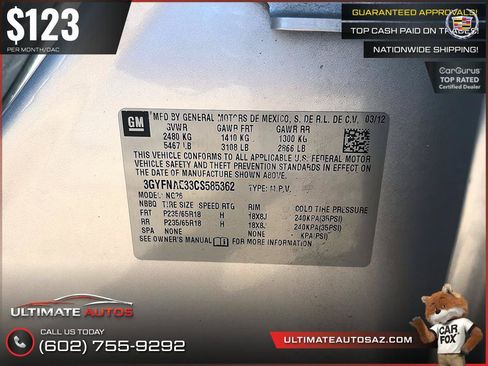 Used 2012 Cadillac SRX Luxury FWD image 24