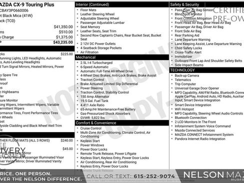 Certified 2023 MAZDA CX-9 Touring Plus AWD/4WD image 2