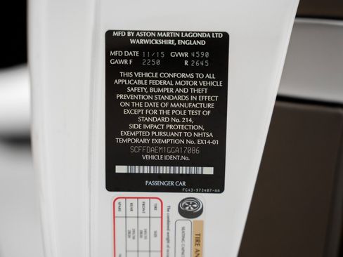 Used 2016 Aston Martin DB9 GT image 54