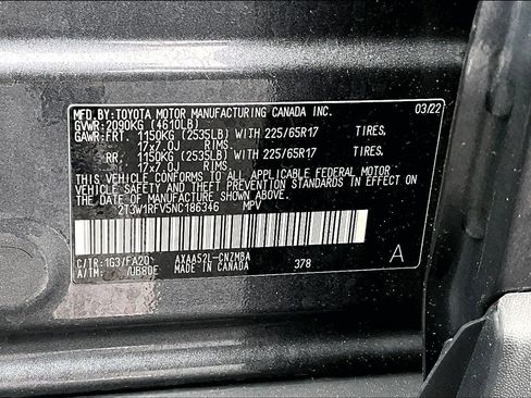 Used 2022 Toyota RAV4 XLE FWD image 35