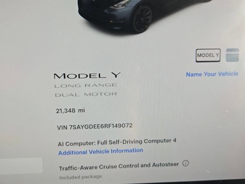 Used 2024 Tesla Model Y Long Range AWD/4WD image 4