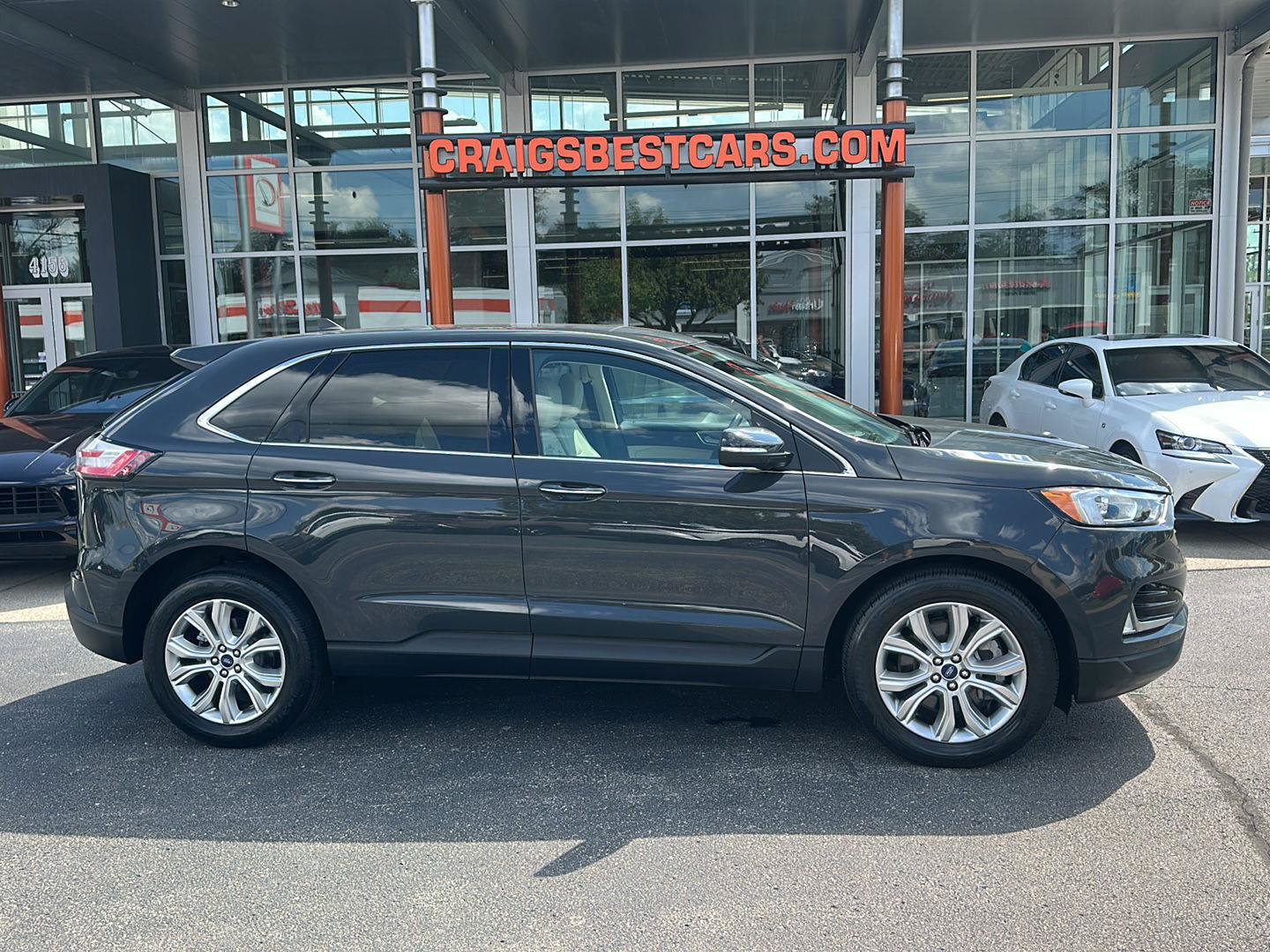 Used 2021 Ford Edge Titanium w/ Cargo Accessory Package FWD image 1