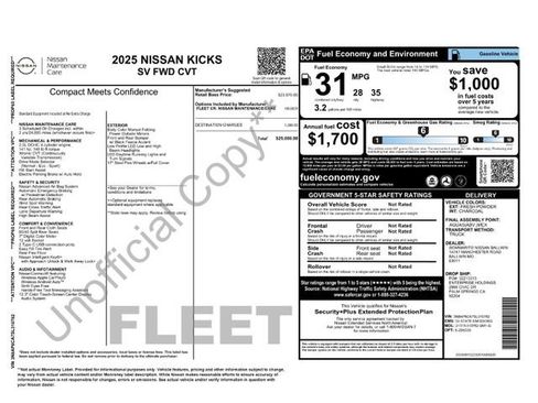 Used 2025 Nissan Kicks SV image 2