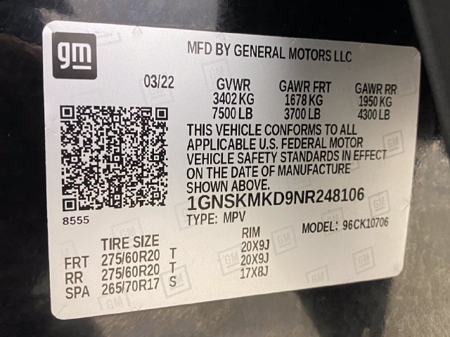 Certified 2022 Chevrolet Tahoe LS AWD/4WD image 31