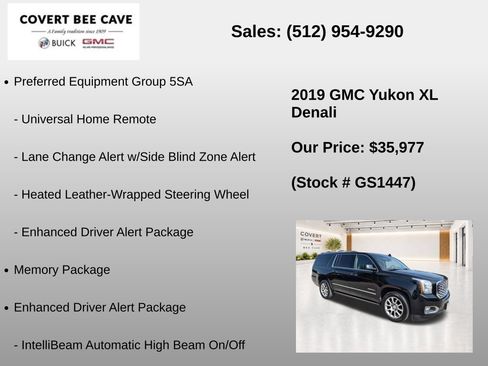 Used 2019 GMC Yukon XL Denali AWD/4WD image 19