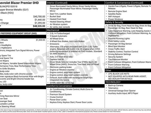 Used 2023 Chevrolet Blazer Premier image 34